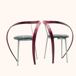 YJ-c38Reversible Chair - Light Luxury Curved Creativity