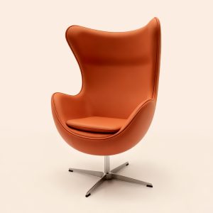 YJ1201Egg Lounge Chair: Sleek & Enveloping